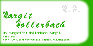 margit hollerbach business card